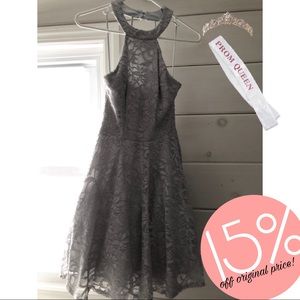 ▶️ Silver Prom / Homecoming dress for SALE